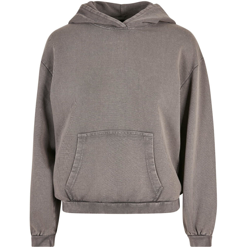 Build Your Brand Women's Acid Washed Oversized Hoodie