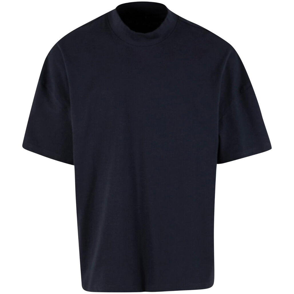 Build Your Brand Oversized Mock Neck Tee