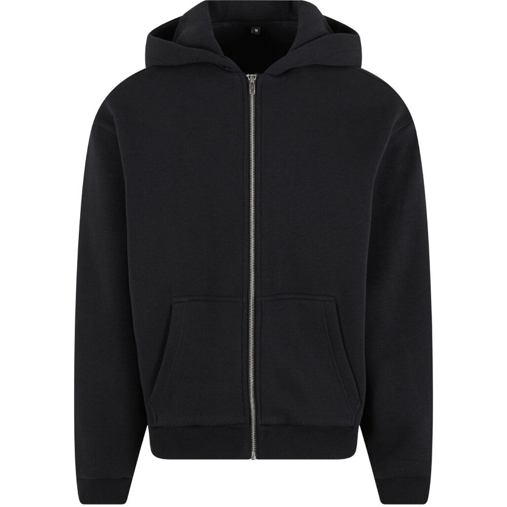 Build Your Brand Fluffy Zip Hoodie
