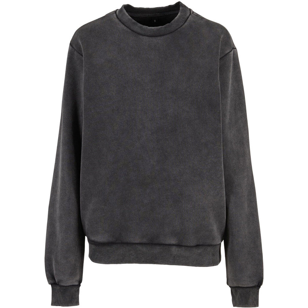 Build Your Brand Women's Vintage Heavy Crew Neck