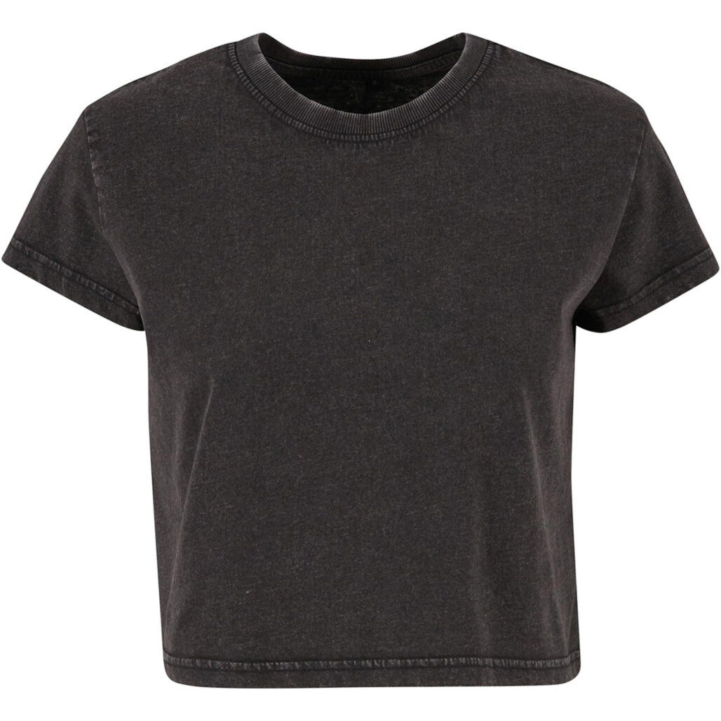 Build Your Brand Women's Vintage Cropped Tee
