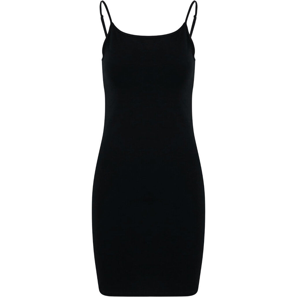 Build Your Brand Women's Stretch Jersey Slim Dress in Black