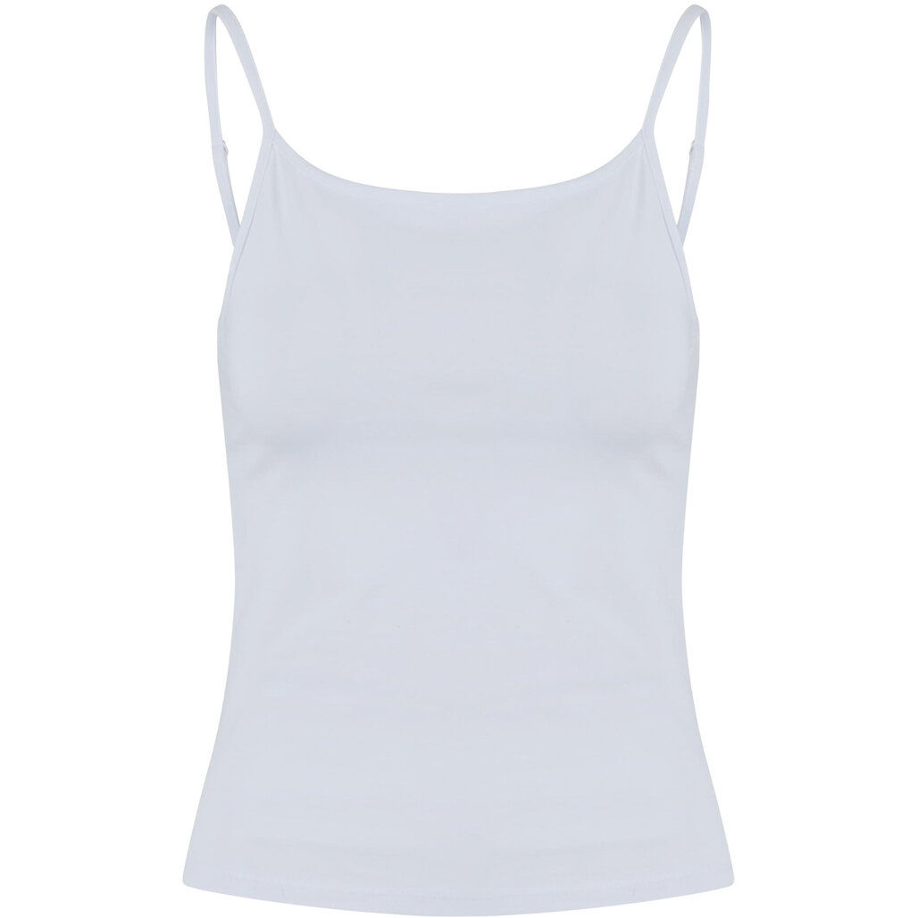 Build Your Brand Women's Stretch Jersey Short Slim Top