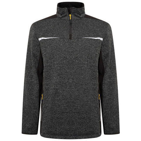 JCB Trade Elmhurst 2 Quarter Zip Fleece in Grey