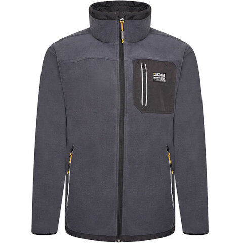 JCB Trade Full Zip Fleece Jacket in Steel Blue