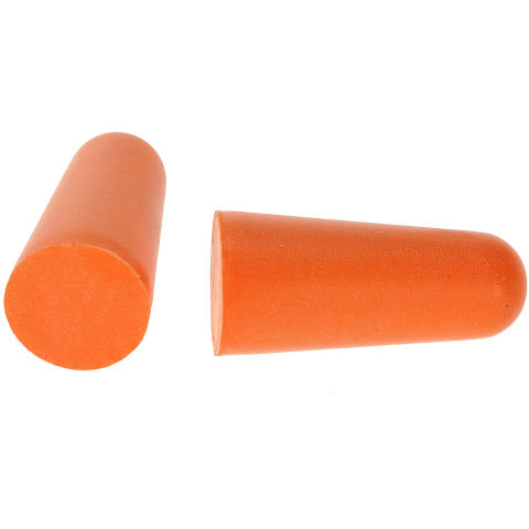 Portwest PU Foam Ear Plugs (Box 200 pairs) in Orange