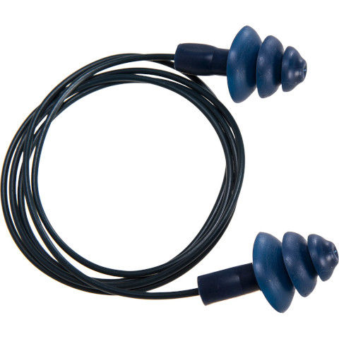 Portwest Detectable TPR Corded Ear Plugs (50 Pairs) in Blue
