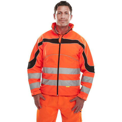 Beeswift Hi-Vis Eton Soft Shell Jacket
