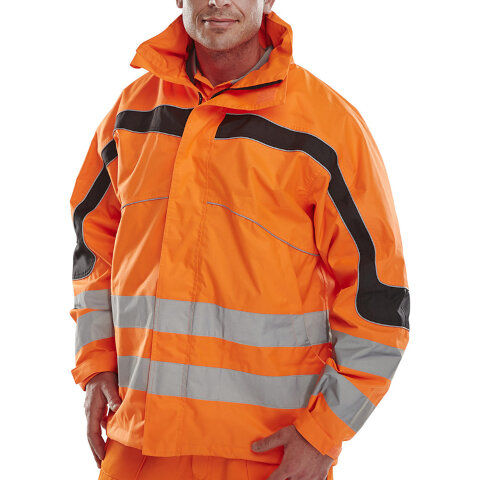 Beeswift Hi-Vis Eton Orange Jacket