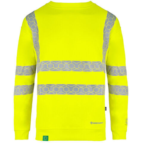 Beeswift Hi-Vis Envirowear Recyclable Sweatshirt
