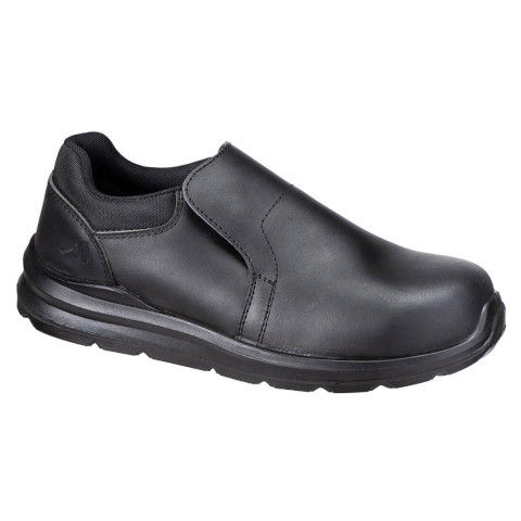 Portwest Composite Slip On S3S SR FO in Black