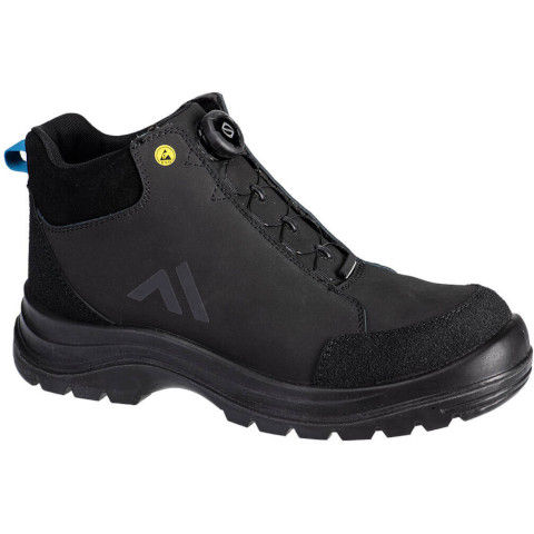 Portwest Ridge Composite Mid Boot S3S ESD SR FO in Black / Blue