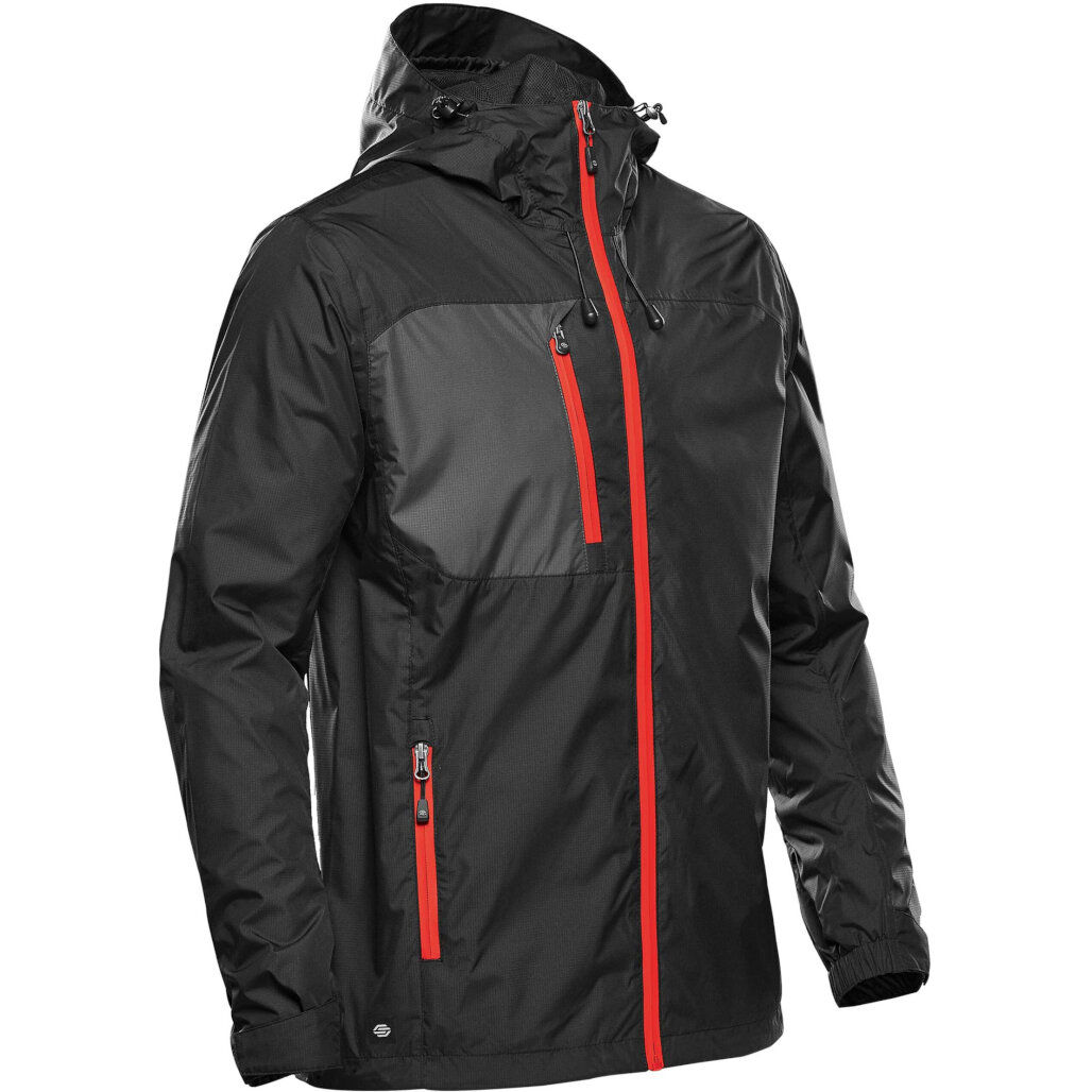 Black/Bright Red