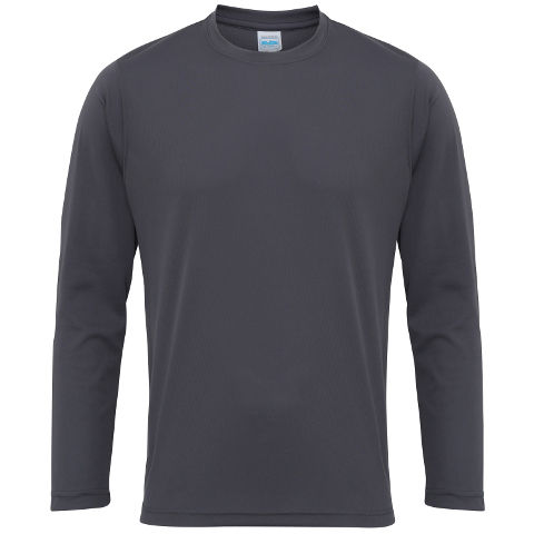 AWDis Long Sleeve Just Cool Wicking T-Shirt