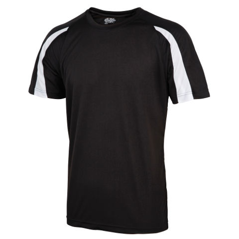 AWDis Kids Contrast Just Cool Wicking T-Shirt