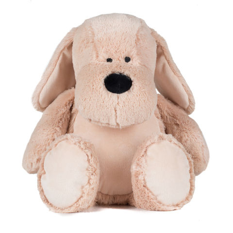 Mumbles Zippie Dog Toy in Brown