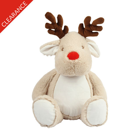 Mumbles Zippie Reindeer Toy in Brown