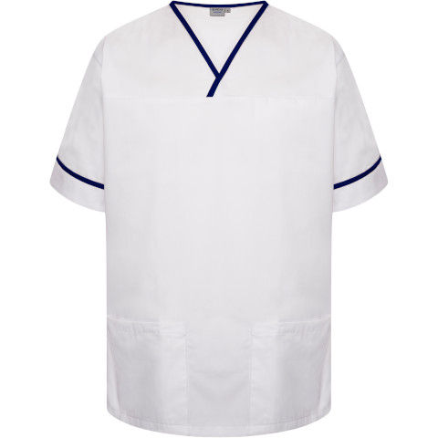 Behrens Contrast Trim Smart Scrub Top