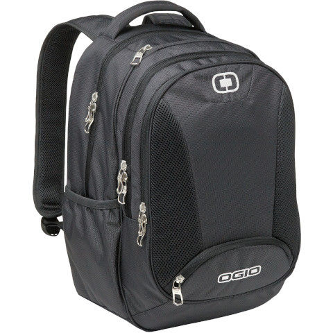 OGIO Bullion Backpack in Black/Silver
