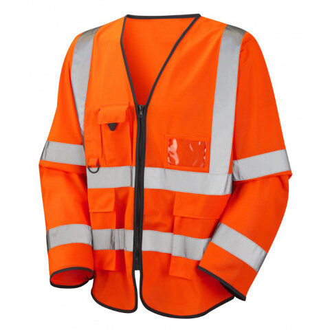 Beeswift Hi-Vis Long Sleeve Executive Jerkin