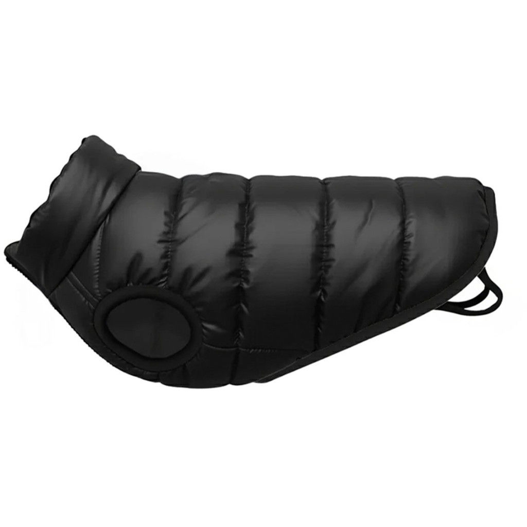 Portman & Pooch Dog's Puffer Jacket in Black