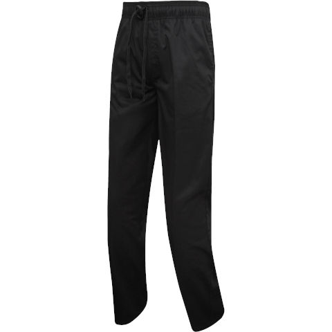 Premier Chef's select slim leg trousers in Black