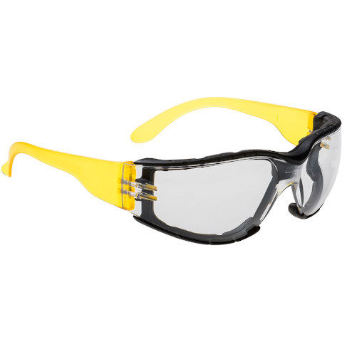 Portwest Wrap Around Plus Spectacle in Clear