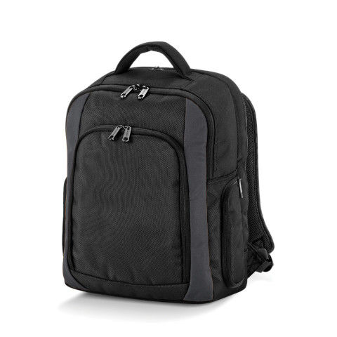 Quadra Tungsten Laptop Backpack in Black/Dark Graphite