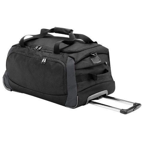 Quadra Tungsten Wheelie Travel Bag in Black