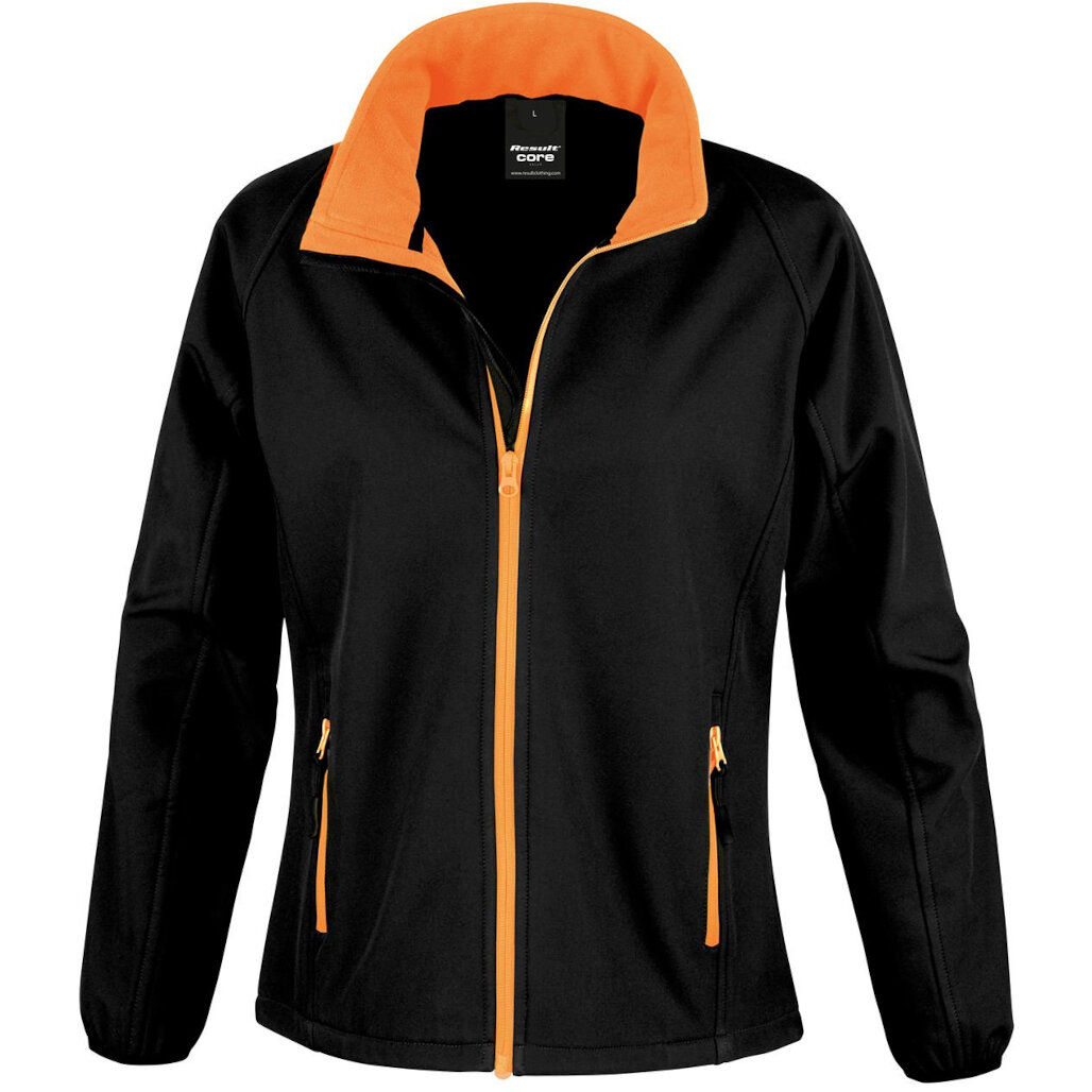 Black/Orange