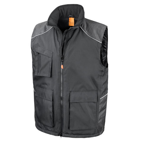 Result Work-Guard Vostex Bodywarmer in Black