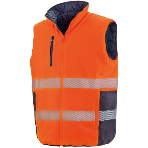 Fluorescent Orange/Navy