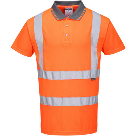 Portwest Hi-Vis Polo Shirt Short Sleeve