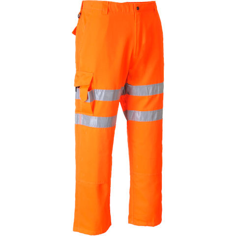 Portwest Rail Combat Trouser in Orange