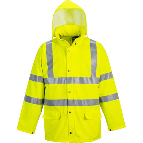 Portwest Sealtex Ultra Hi-Vis Rain Jacket in Yellow