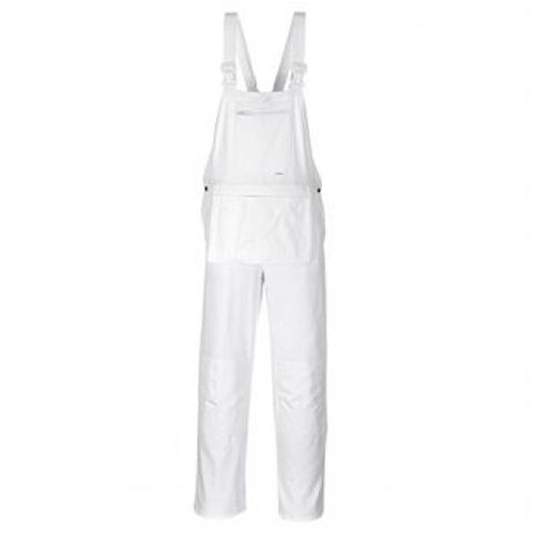 Portwest Painters Bib & Brace in White