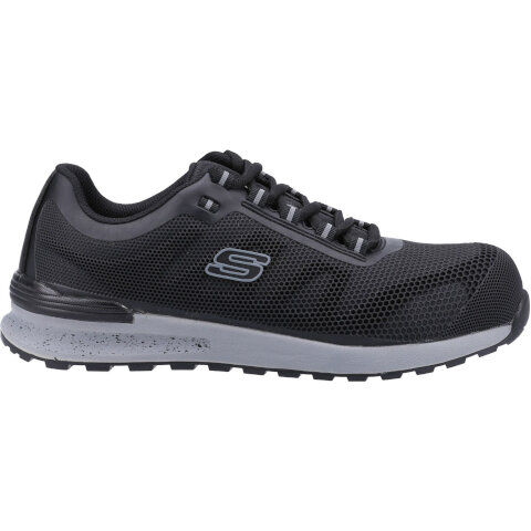 Skechers Bulklin Bragoo Safety Trainer in Black