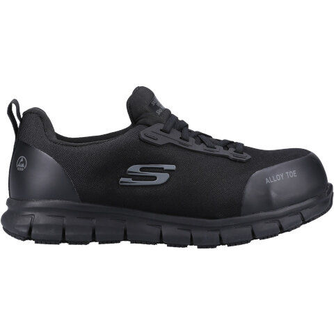 Skechers Sure Track Jixie Safety Shoes in Black