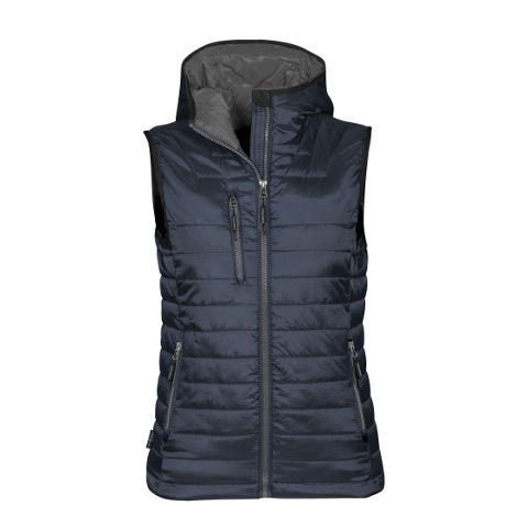 Stormtech Women's Gravity Thermal Vest in Navy/Charcoal