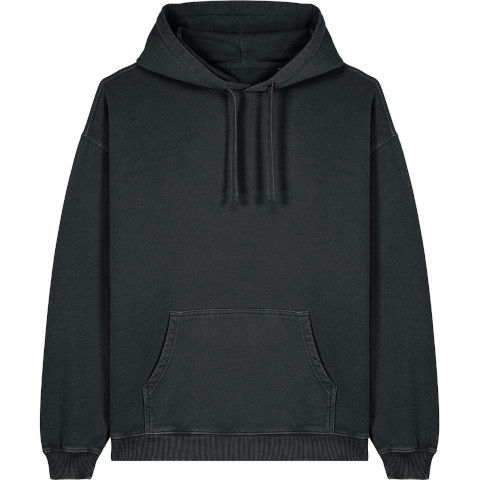 Garment Dyed Black Rock