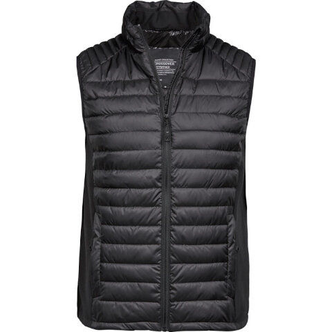 Tee Jays Men's Crossover Bodywarmer in Black