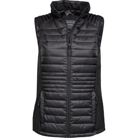 Tee Jays Ladies' Crossover Bodywarmer in Black