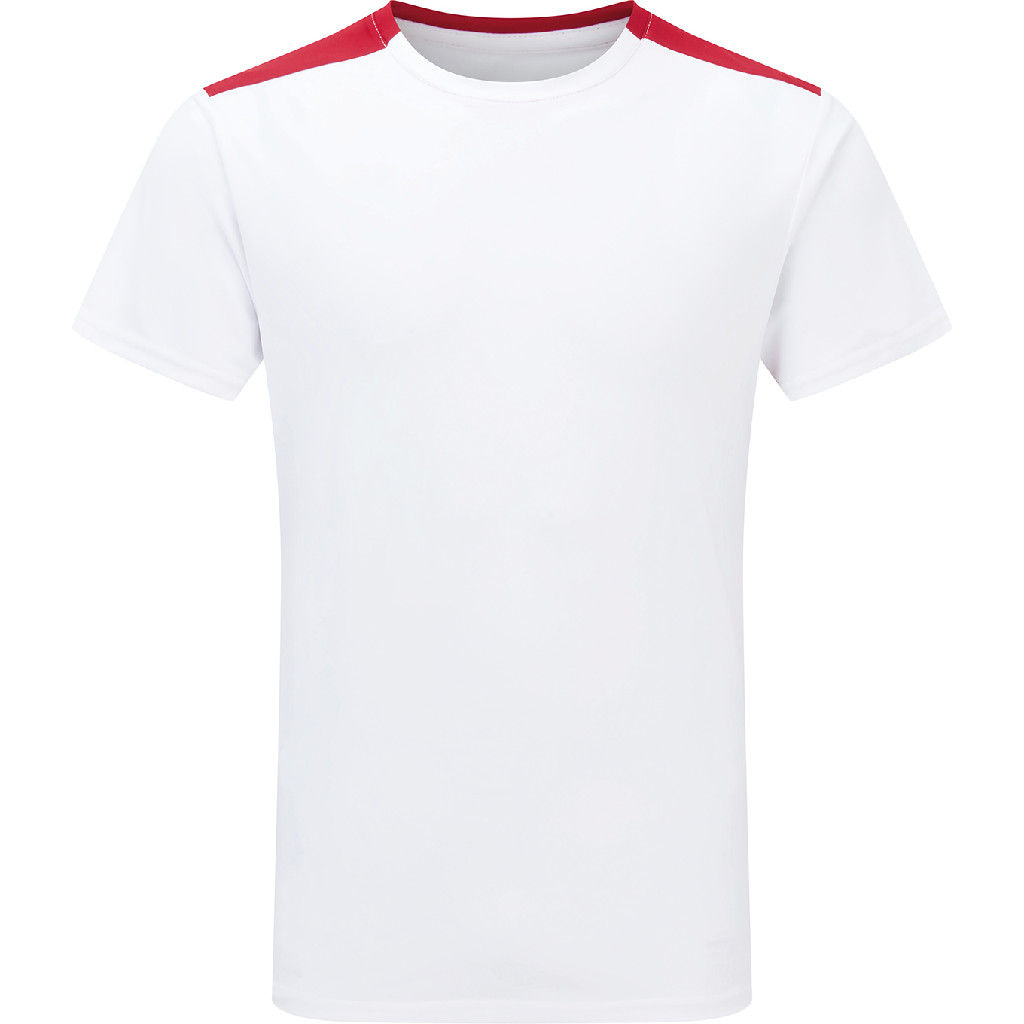 White/Fire Red