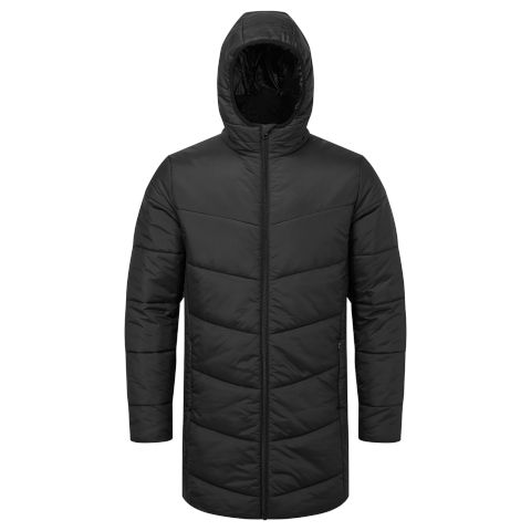 TriDri Men's Microlight Longline Jacket in Black