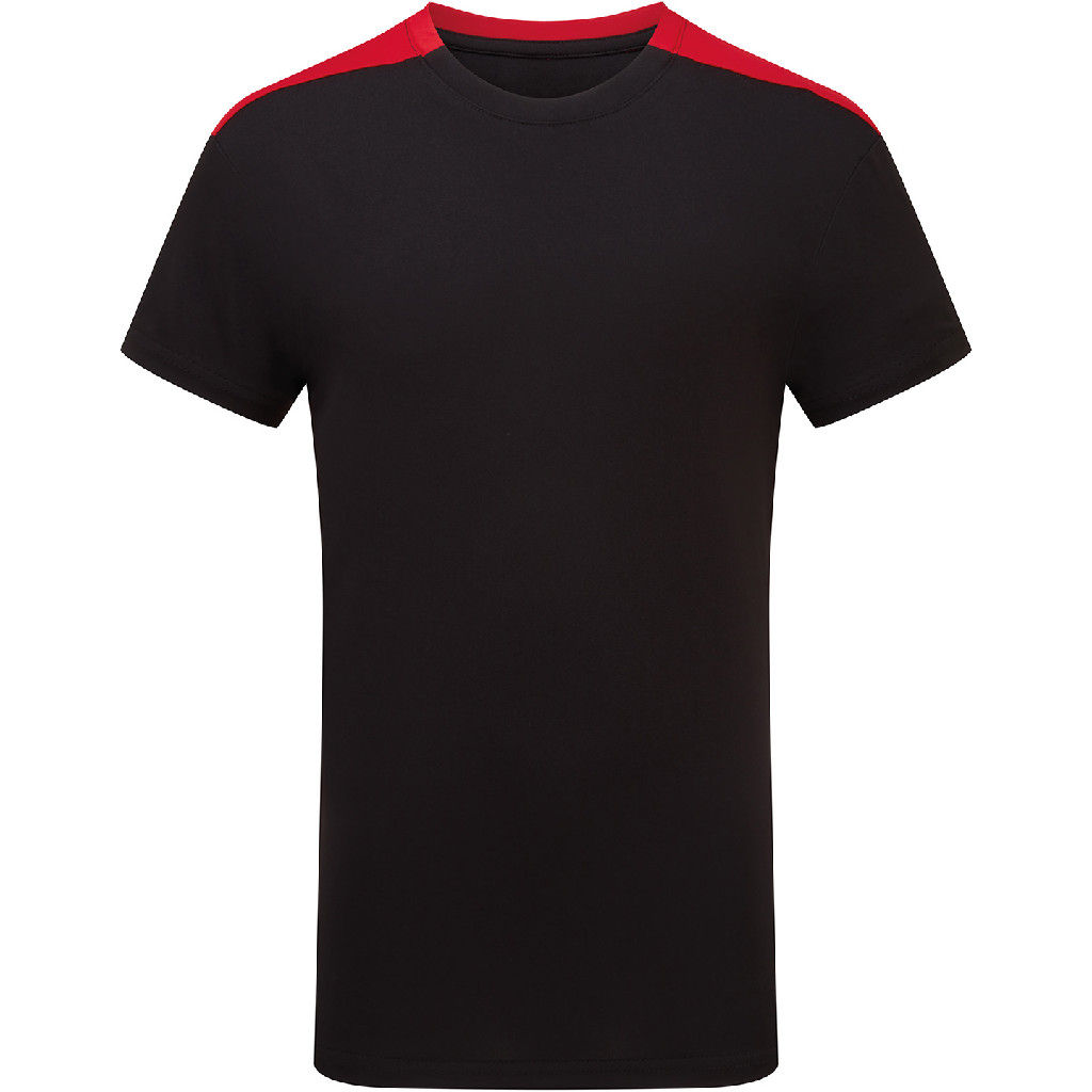 Black/Fire Red