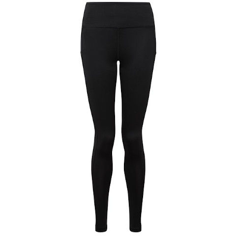 TriDri Women's Performance Leggings With Pockets in Black