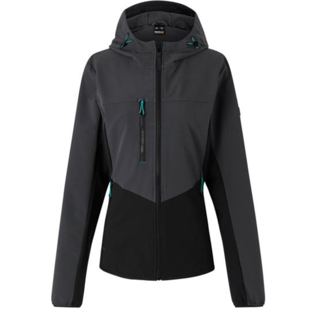 Regatta Women's ADA Stretch Softshell Jacket in Seal Grey/Black