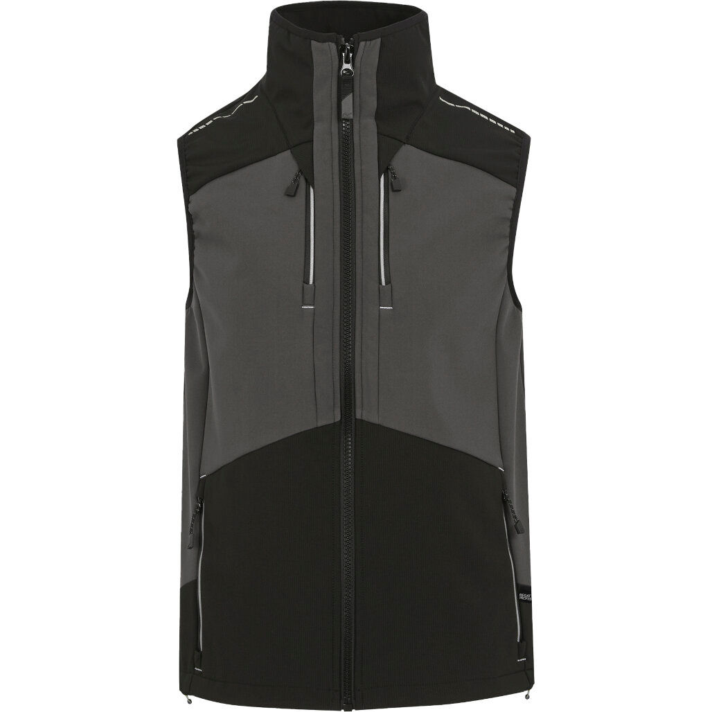 Regatta Men's 4Tex Stretch 3 Layer Softshell Bodywarmer in Slate Grey/Black