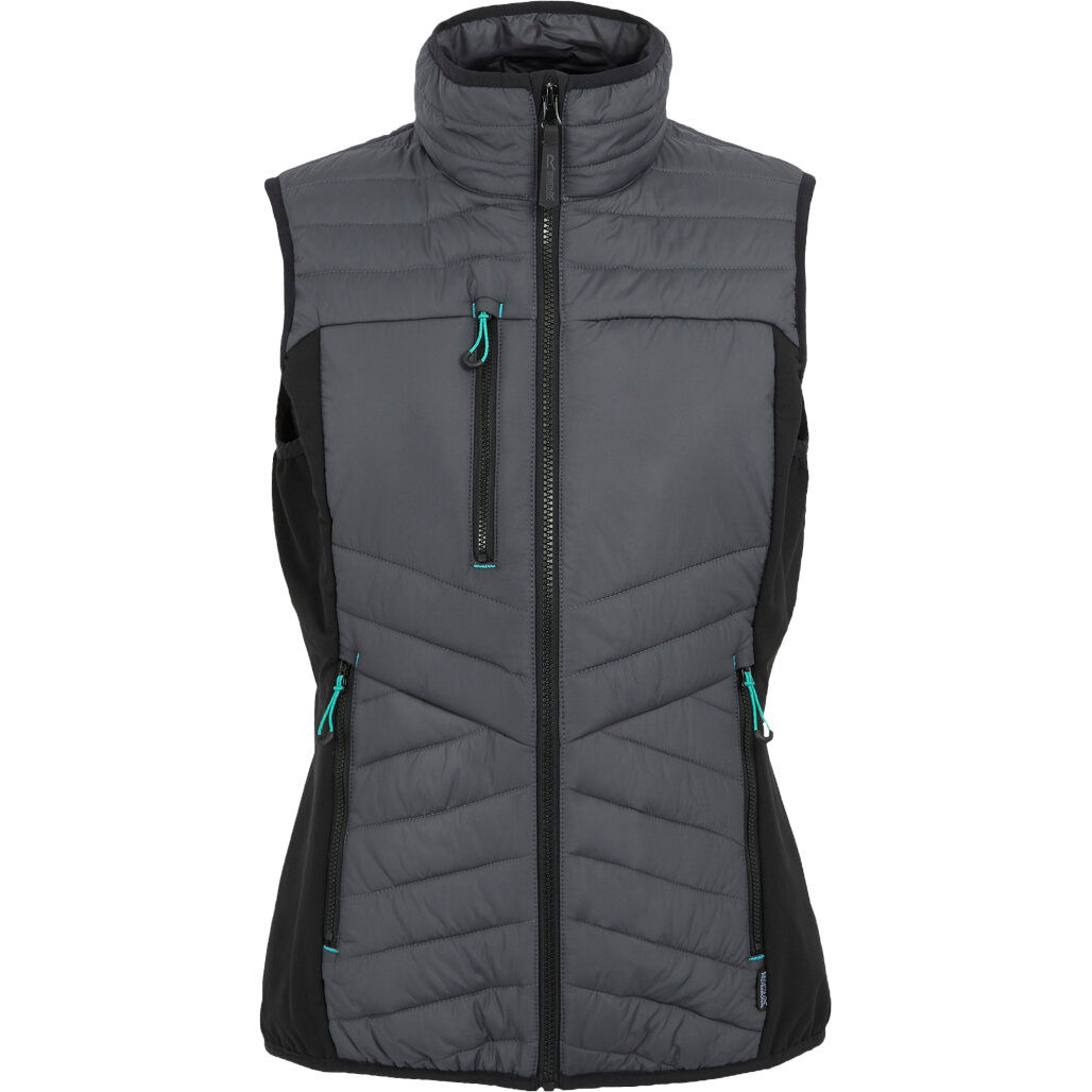 Regatta Women's ADA Hybrid Bodywarmer in Seal Grey/Black