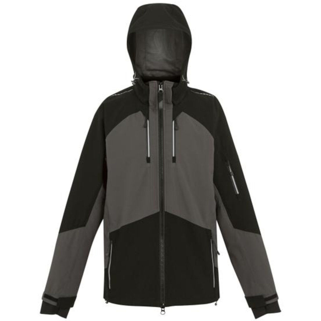 Regatta Men's 4Tex Stretch Waterproof Shell Jacket in Slate Grey/Black